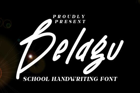 Belagu: The Whimsical Handwritten Font for Warm Branding