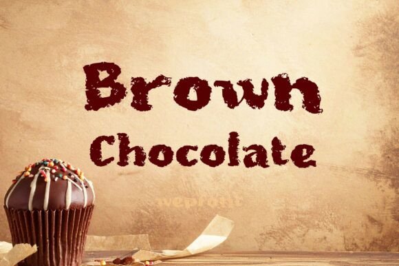 Brown Chocolate: The Premium Display Font for Bold Campaigns