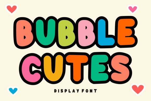 Bubble Cutes: The Playful Display Typeface for Joyful Campaigns