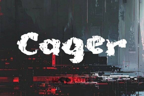 Cager Display Font for High-Impact Campaigns