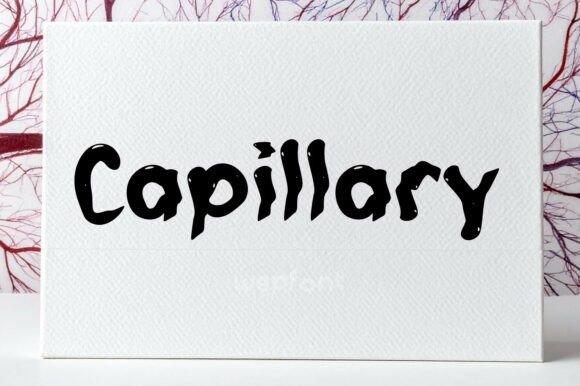 Capillary: A Bespoke Handwritten Font for Crafters and Designers