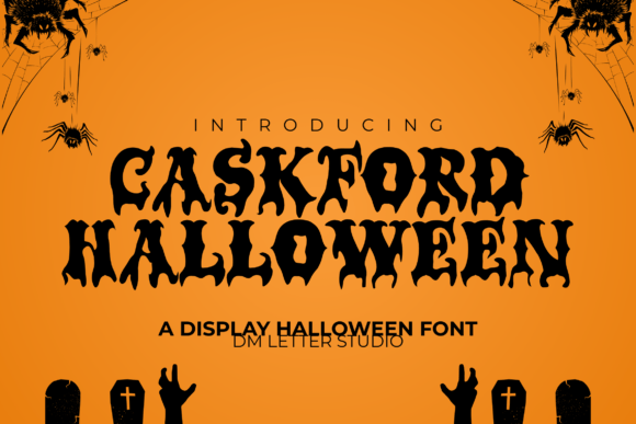 Caskford Halloween: The Perfect Display Font for Spooky Branding