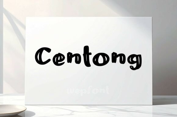 Centong: A Delightful Display Font for Modern Web Design