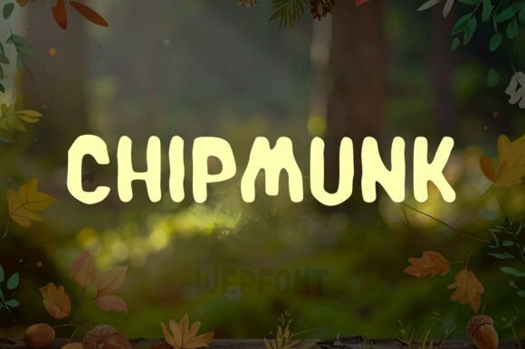 Chipmunk: A Natural Display Font for Organic Branding