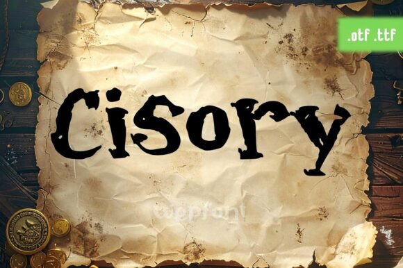 Cisory: A Rugged Display Typeface for Storytelling Brands