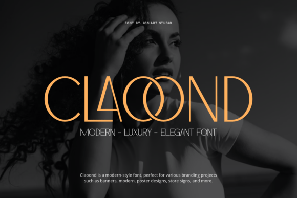 Claoond: The Luxury Display Typeface for Modern Branding