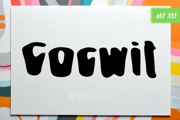 Cocwit Display Font for Retro Branding Projects