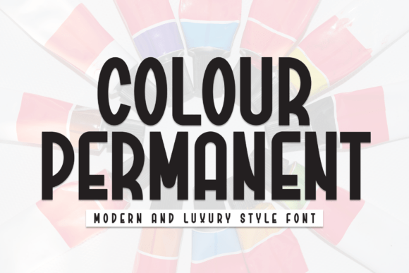 Colour Permanent: A Bold Display Typeface for Modern Editorial Design