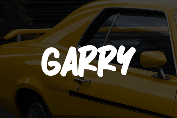 Garry: The Bold Display Typeface for Modern Editorial Design