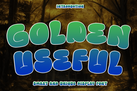 Golden Useful: The Creative Font for Warm Editorial Design