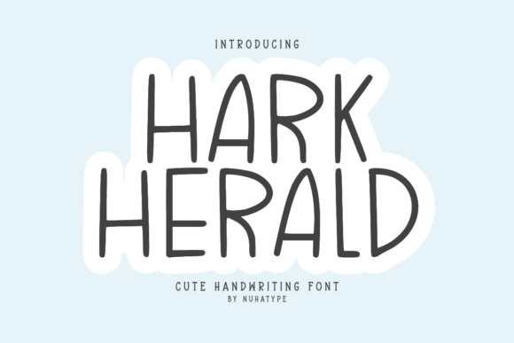 Hark Herald: The Perfect Display Font for Handmade Branding