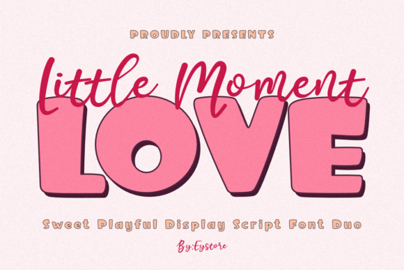Little Moment Love Duo: A Premium Display Typeface for Web Design
