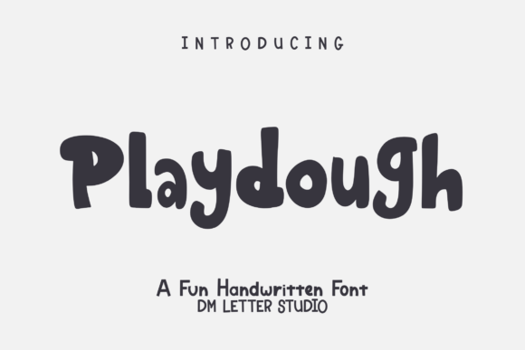 Playdough: A Playful Display Font for Editorial Design