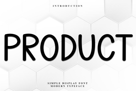 Product: A Soft Display Font for Editorial Design