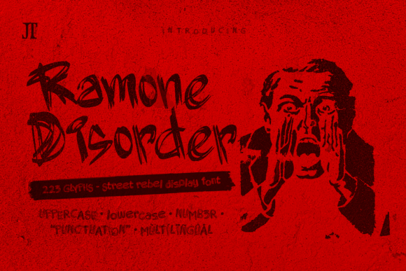 Ramone Disorder: The Bold Grunge Handwritten Display Font for Punk Branding
