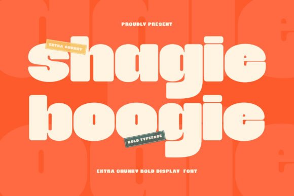 Shagie Boogie: A Bold Display Font for Playful Brand Identity