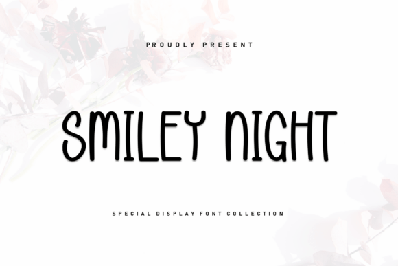 Smiley Night: A Whimsical Tall Lettering Typeface for Dreamy Branding