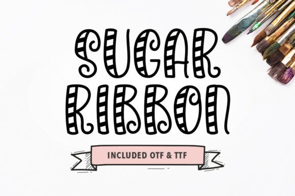 Sugar Ribbon: The Premium Display Font for Playful Digital Branding
