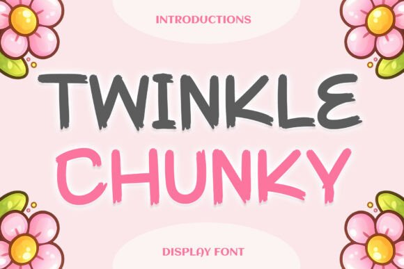 Twinkle Chunky: A Bold Display Typeface for Editorial Design