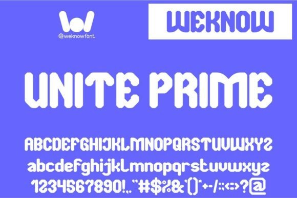 Unite Prime: A Futuristic Typeface for Bold Editorial Design